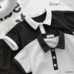 BỘ POLO CỘC TAY PHỐI MÀU