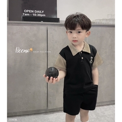 SET BỘ POLO CỘC TAY BEEMO IN GẤU