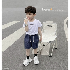 QUẦN GIẢ BÒ TÚI HỘP CHO BÉ