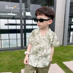 BỘ SƠ MI CỔ VE ĐI BIỂN