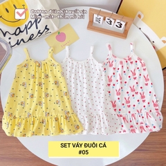 SET 3 VÁY HAI DÂY ĐUÔI CÁ