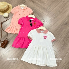 VÁY POLO CỘC TAY SIÊU XINH CHO BÉ