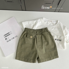 QUẦN SHORT KAKI BEEMO PHỐI TÚI