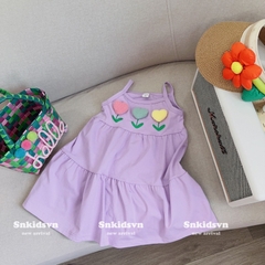 VÁY HAI DÂY COTTON SIÊU XINH