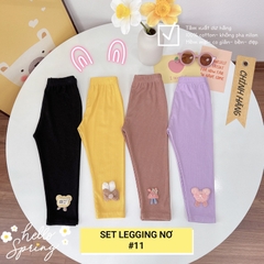 SET 4 QUẦN LEGGING DÀI HOẠ TIẾT