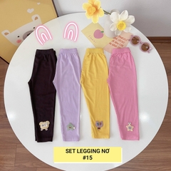 SET 4 QUẦN LEGGING DÀI HOẠ TIẾT