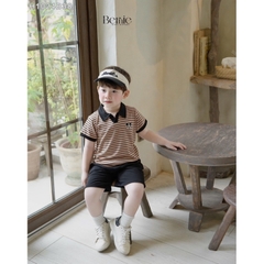 SET POLO KẺ NÂU THÊU MICKEY