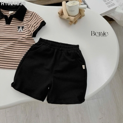 SET POLO KẺ NÂU THÊU MICKEY