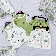 SET 2 BỘ BA LỖ KHỦNG LONG XANH TRẮNG