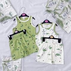 SET 2 BỘ BA LỖ KHỦNG LONG XANH TRẮNG