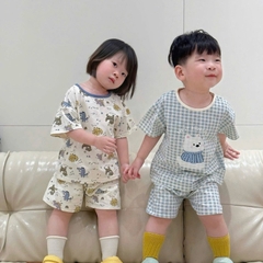 SET 2 BỘ KẺ XANH MÈO KL CHO BÉ