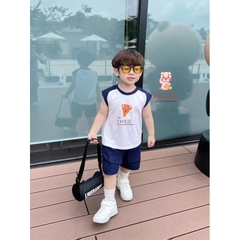 BỘ TANK TOP PHỐI MÀU CHEESE CHO BÉ
