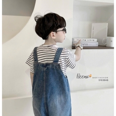 SET YẾM KÈM ÁO PHÔNG KẺ CHO BÉ
