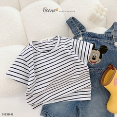 SET YẾM KÈM ÁO PHÔNG KẺ CHO BÉ