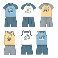 BỘ CỘC TAY VÀ BA LỖ LULLABY CHẤT COTTON