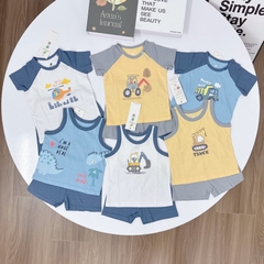 BỘ CỘC TAY VÀ BA LỖ LULLABY CHẤT COTTON