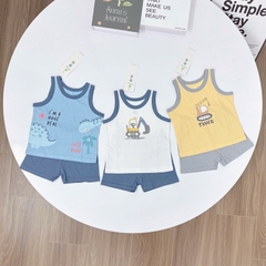 BỘ CỘC TAY VÀ BA LỖ LULLABY CHẤT COTTON