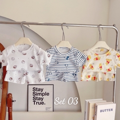 SET 3 BỘ XUẤT DƯ CỘC TAY BÉ TRAI