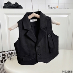 SET GILE CỔ VEST PHỐI ĐAI 3 CHI TIẾT