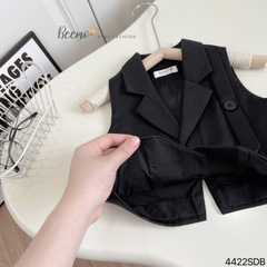 SET GILE CỔ VEST PHỐI ĐAI 3 CHI TIẾT