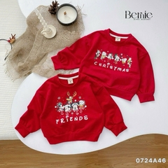 ÁO NỈ IN HÌNH NOEL CHO BÉ