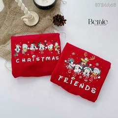 ÁO NỈ IN HÌNH NOEL CHO BÉ
