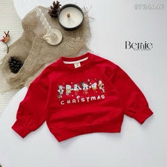 ÁO NỈ IN HÌNH NOEL CHO BÉ