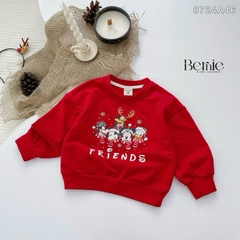 ÁO NỈ IN HÌNH NOEL CHO BÉ