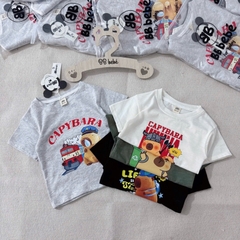 SET 4 ÁO CỘC TAY CAPYBARA