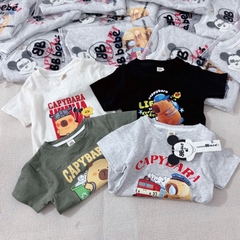 SET 4 ÁO CỘC TAY CAPYBARA
