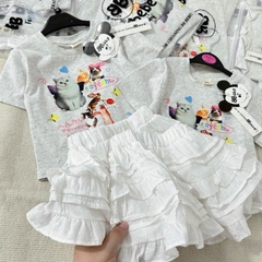 SET ÁO MIX CHÂN VÁY MICKEY XÁM
