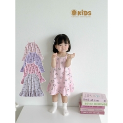 VÁY HAI DÂY KITTY SIÊU XINH CHO BÉ