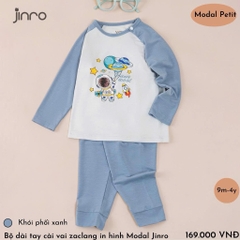 BỘ JINRO DÀI TAY RAGLAN BÉ TRAI
