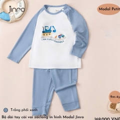 BỘ JINRO DÀI TAY RAGLAN BÉ TRAI
