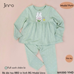 BỘ JINRO DÀI TAY BABYDOLL CHO BÉ
