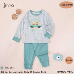 BỘ JINRO RAGLAN DÀI TAY CHẤT MODAL PETIT CHO BÉ