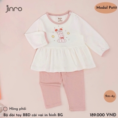 BỘ JINRO DÀI TAY BABYDOLL PHỐI VIỀN