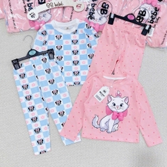 SET 2 BỘ DÀI TAY MÈO NƠ CHO BÉ