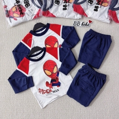 BỘ DÀI TAY NGƯỜI NHỆN QUẦN TÚI HỘP CHO BÉ