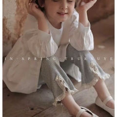 SET 3 QUẦN LOE VIỀN REN CHO BÉ