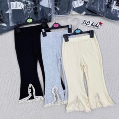 SET 3 QUẦN LOE VIỀN REN CHO BÉ