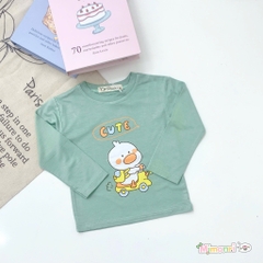 ÁO THUN LẠNH DÀI TAY HOẠT HÌNH CHO BÉ