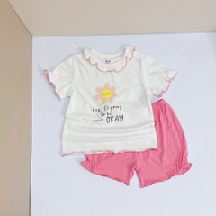 JINRO - BỘ CỘC TAY CỔ BÈO CHO BÉ GÁI