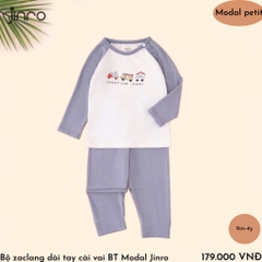 BỘ JINRO RAGLAN DÀI TAY CHẤT MODAL PETIT CHO BÉ