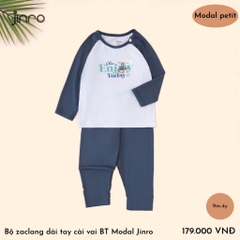 BỘ JINRO RAGLAN DÀI TAY CHẤT MODAL PETIT CHO BÉ