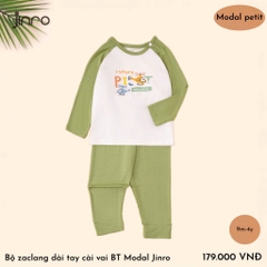 BỘ JINRO RAGLAN DÀI TAY CHẤT MODAL PETIT CHO BÉ