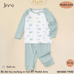 BỘ JINRO DÀI TAY RAGLAN BÉ TRAI
