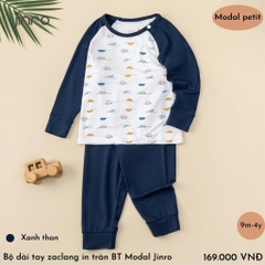 BỘ JINRO DÀI TAY RAGLAN BÉ TRAI