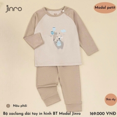 BỘ JINRO DÀI TAY RAGLAN BÉ TRAI