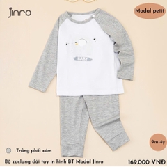 BỘ JINRO DÀI TAY RAGLAN BÉ TRAI